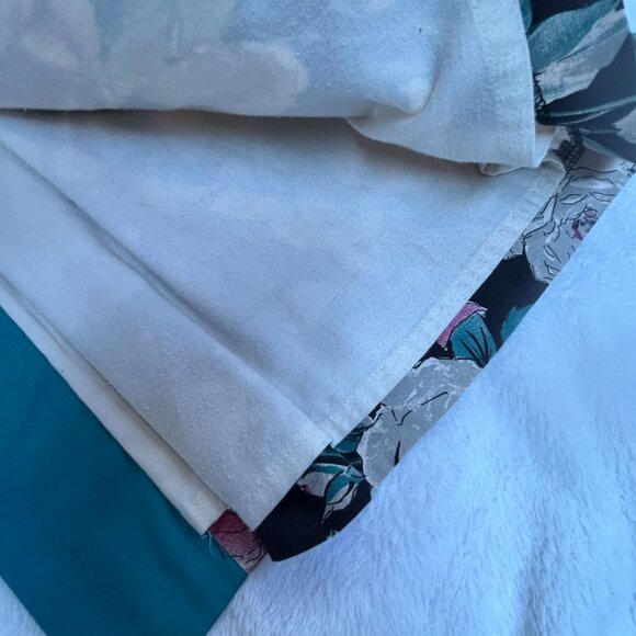 Isadora by Aristeo Womens Floral Kimono Robe Black Red Blue Belted Soft Lounge - Picture 8 of 9